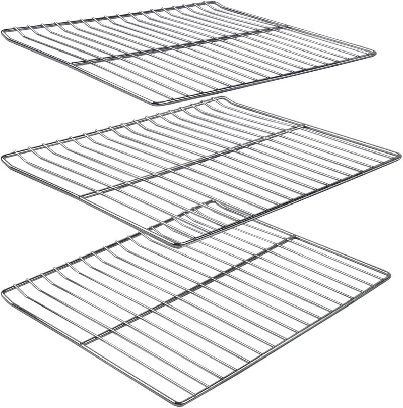 COMVIEE Cooking Grate Replacement Part for Masterbuilt 30 Inch Electric Smoker, 14.6" x 12.2" Grill Grids, Smoker Grates for Masterbuilt MB20071117, 20071117, MB20073519, MB26073519, MB20070421, 3 Pack - Image 1